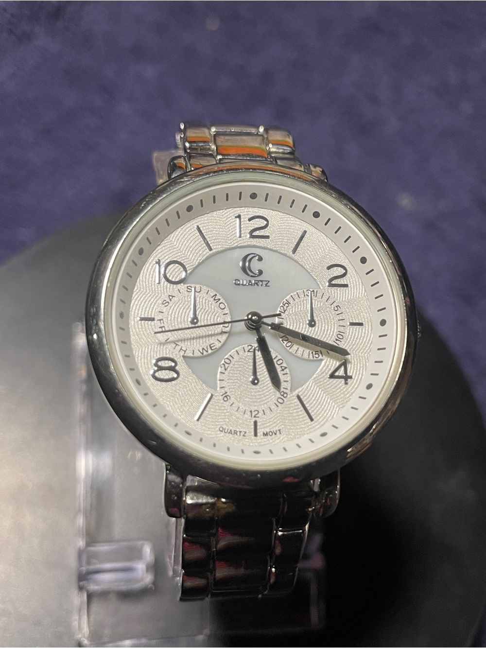 Quartz Silver women’s Analog Bracelet Watch